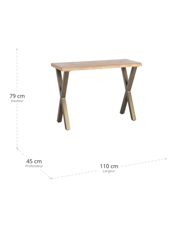 Afmetingen van Sidetable IXIA naturel