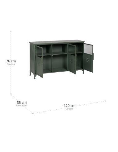 Maße: Sideboard IXIA mintgrün