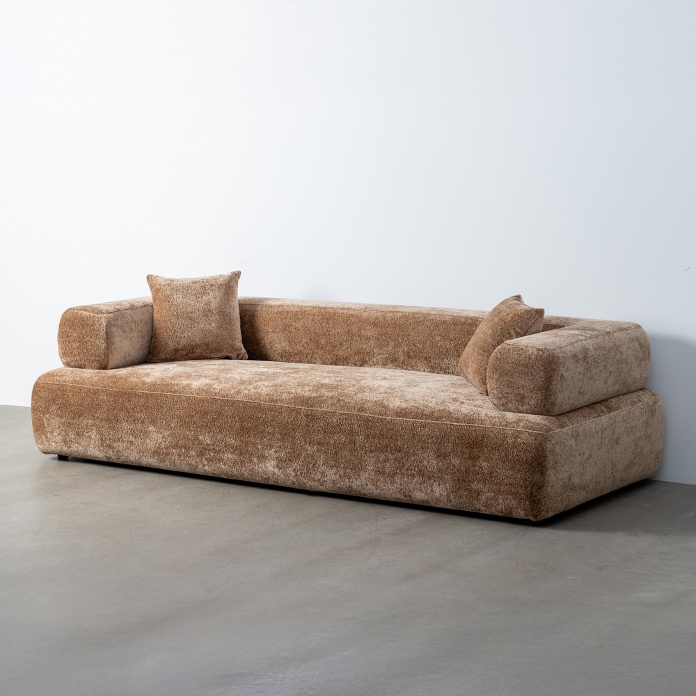 Großes beiges IXIA Sofa mit niedriger Sitzfläche - image 4