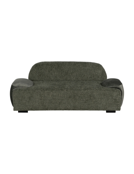 Grünes IXIA Sofa mit gebogener Lehne und niedrigen Armen - image 1