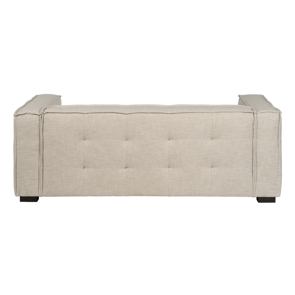 IXIA SIBARIS beige three-seat sofa with tufted upholstery - image 5