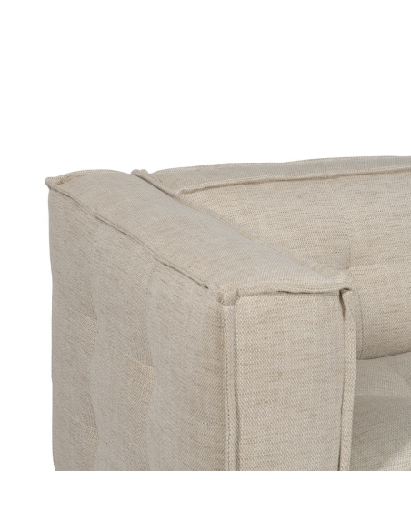Beiges IXIA SIBARIS Dreisitzer-Sofa mit Knopfheftung - image 7