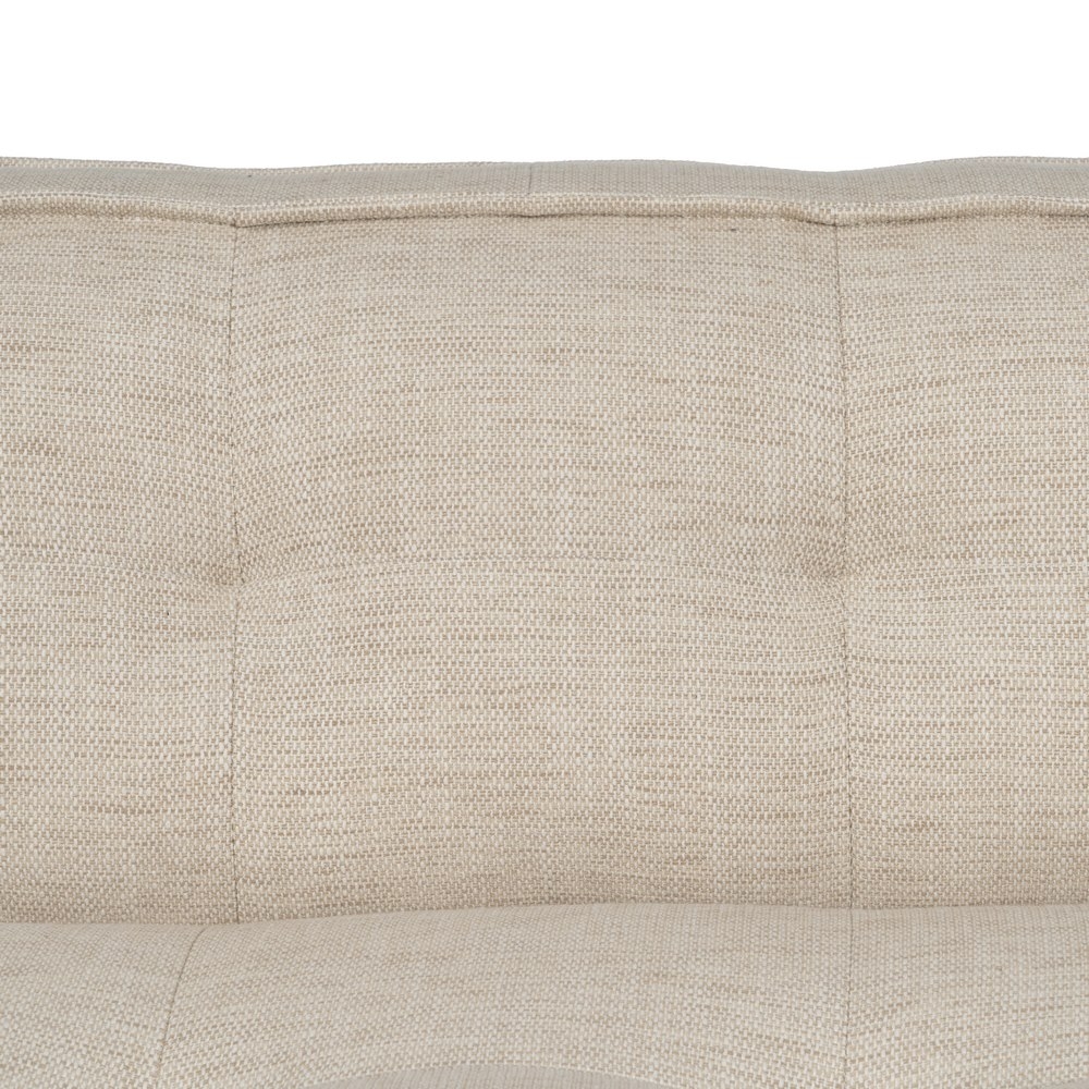 IXIA SIBARIS beige three-seat sofa with tufted upholstery - image 8