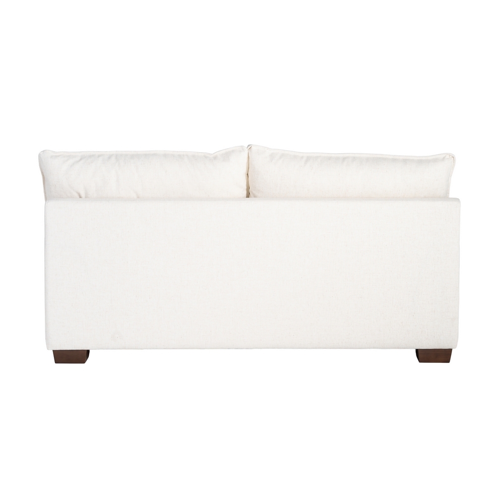 Sofá creme IXIA de dois lugares com almofadas amplas - image 5