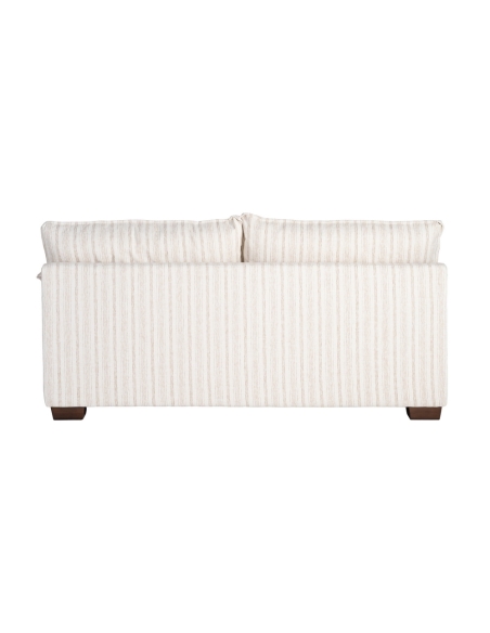 IXIA cream striped two-seat sofa with soft cushions - image 5