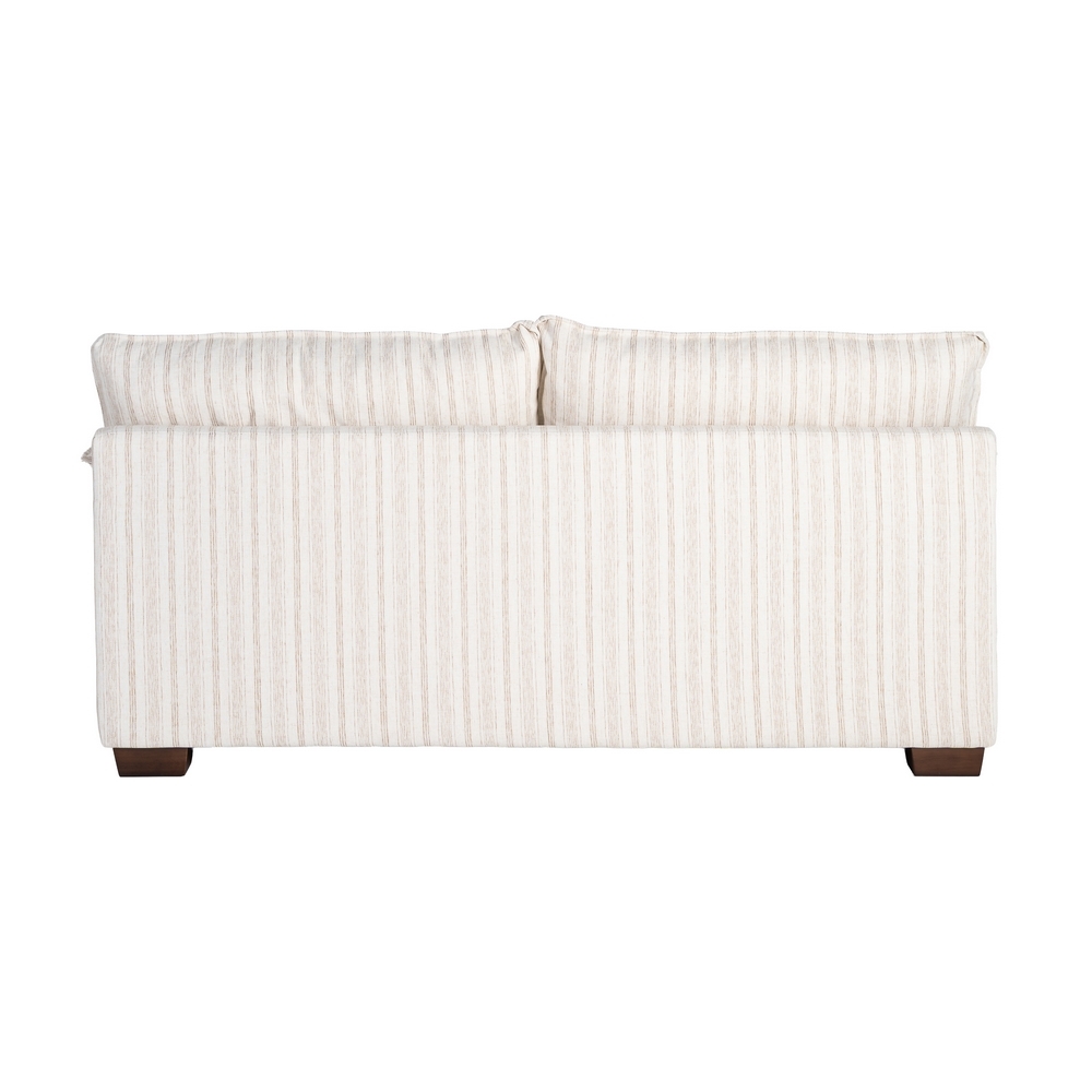 IXIA cream striped two-seat sofa with soft cushions - image 5