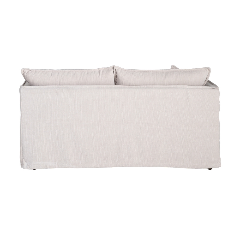 IXIA cream two-seat sofa with fully covered base - image 5