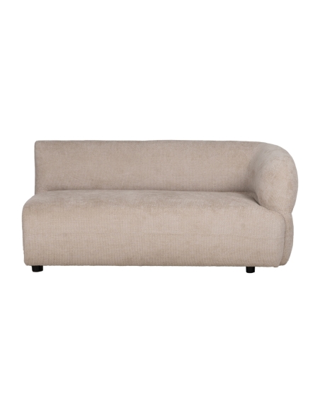 Módulo derecho de sofá beige IXIA con brazo curvo - image 5
