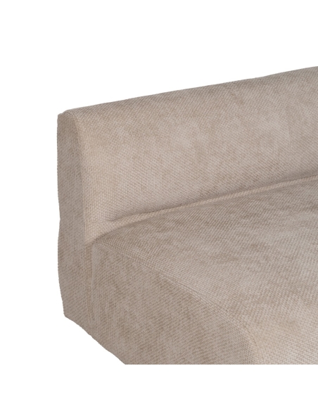 Módulo derecho de sofá beige IXIA con brazo curvo - image 7