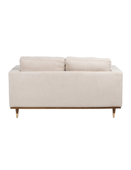 IXIA beige two-seat sofa with tapered wooden legs - image 5