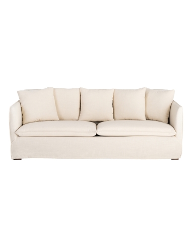 Beiges IXIA Dreisitzer-Sofa mit großzügigen Kissen - image 1