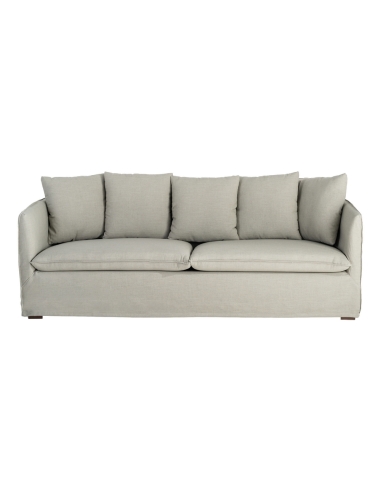Salbeigrünes IXIA Dreisitzer-Sofa aus Mischgewebe - image 1