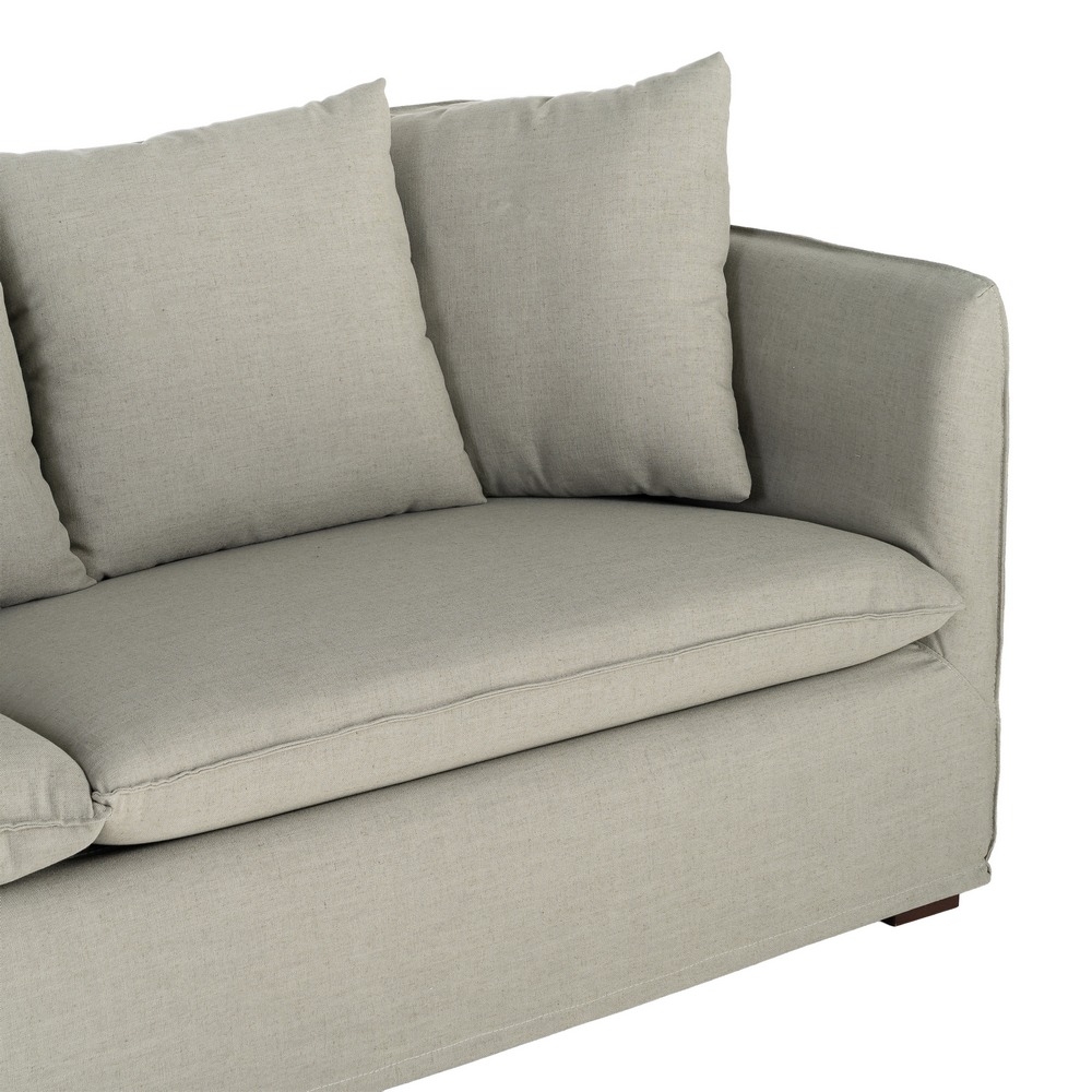 Salbeigrünes IXIA Dreisitzer-Sofa aus Mischgewebe - image 6