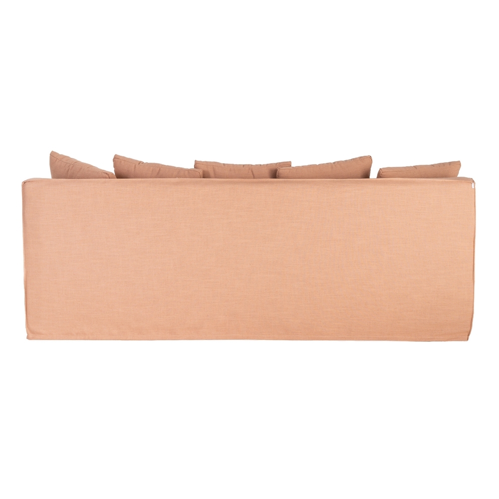 IXIA salmon three-seat sofa with loose cushions - image 5