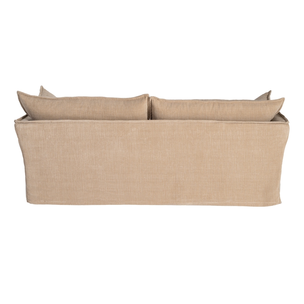 Grande divano beige scuro IXIA con cuscini profilati - image 5