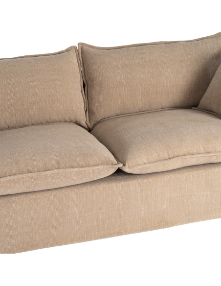 Großes dunkelbeiges IXIA Sofa mit Kederkissen - image 9