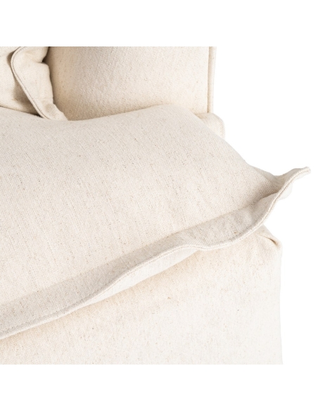 Beiges IXIA Zweisitzer-Sofa mit großzügigen Kissen - image 8