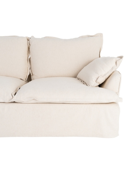 Divano beige IXIA a due posti con cuscini ampi - image 9
