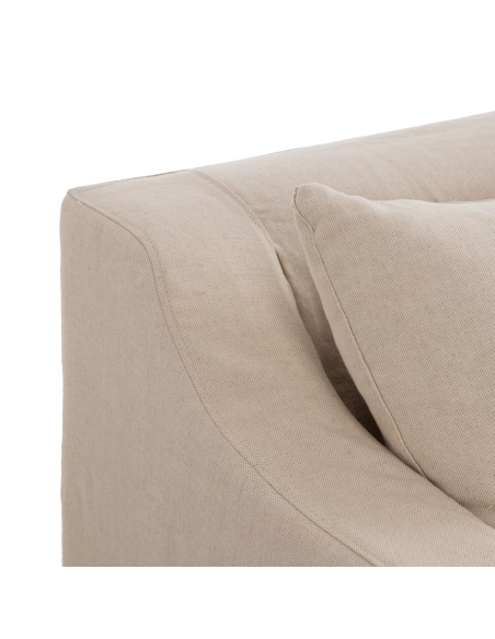 Beiges IXIA Sofa mit Chaiselongue und langem Sitz - image 5