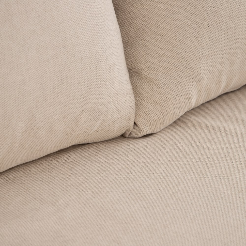 Sofá chaise longue bege IXIA com assento prolongado - image 9