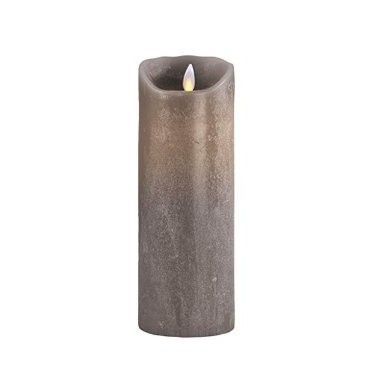 Sompex taupe led vela 23 cm (controle remoto)