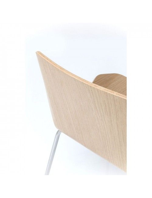 Silla de origami natural