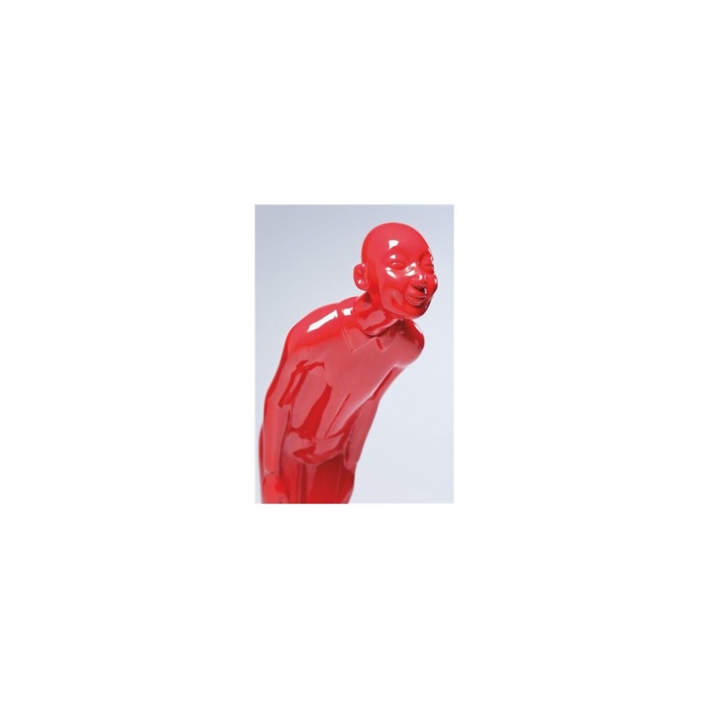 Statue déco Welcome guest rouge PM