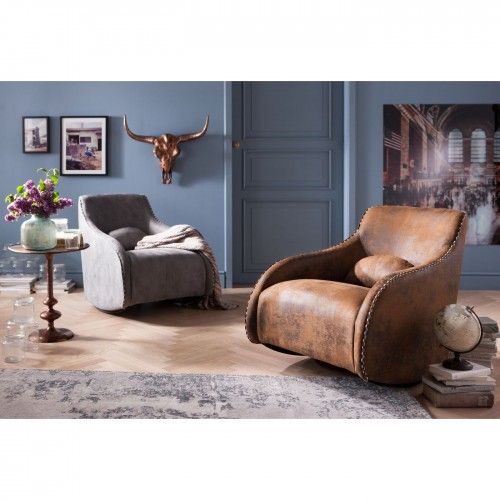 Fauteuil à bascule Swing Ritmo gris