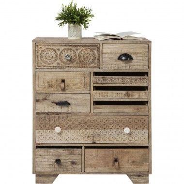 Dresser Puro 10 gavetas em madeira clara