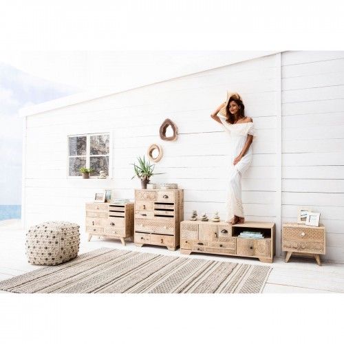 Dresser Puro 10 gavetas em madeira clara