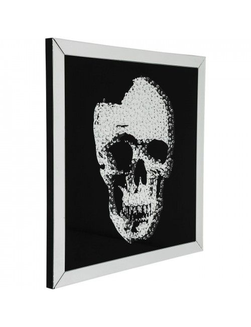 Skull mirror effect blackboard
