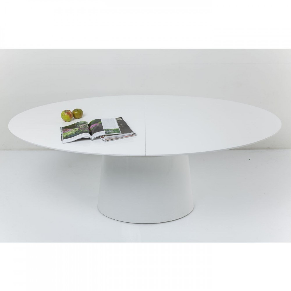 Benvenuto 200 extendable oval dining table