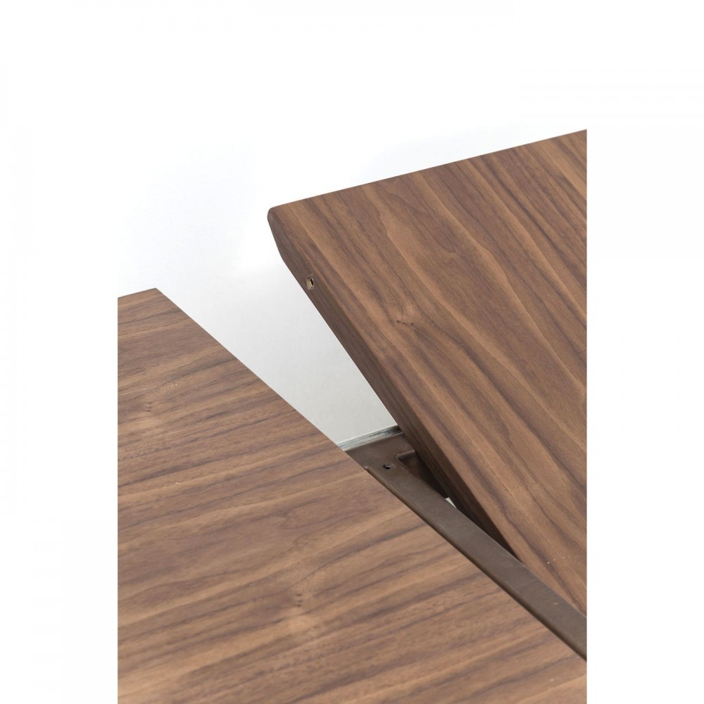 Extensible dining table 200 wood walnut Benvenuto