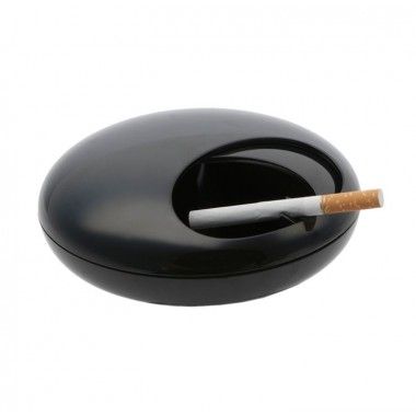 Rond Asbak Galet Design Melamnine Black 2