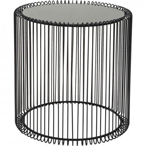 Set de 2 tables d'appoint noires Heaven Wire